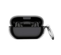 Beats Solo Buds 2024 Protective Case - Soft Transparent, Scratch Resistant with Keyring