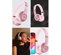 Beats Solo4 Headphones Wireless Bluetooth - Metallic Pink - New Sealed |RRP £200