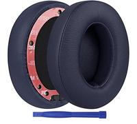 Beats Studio 3 Ear Pads, BUTIAO Replacement Protein Leather Earpads Memory Foam Ear Cushion Cups Repair Parts for Beats Studio 3 Studio 2 Wireless Wired Headphones (Navy)