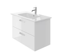 Beatsons Architect 880mm Wall Mounted 2 Drawer Unit with Ceramic Basin Architect 880mm Wall Mounted 2 Drawer Unit with Ceramic Basin (Handles Sold Seperately)