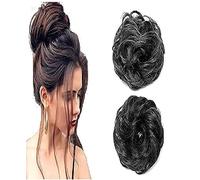 BeatStock 1 PCS Black Hair Bun, juda For Women and Girls