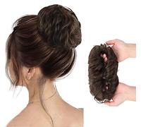 BeatStock 1 PCS Synthetic Hair Bun Extension Artificial Juda For Women And Girls in Natural Brown, Pack Of 1