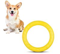 Beatyarmy Dog Flying Ring Toys, Floating Flying Disc ABS Durable Interactive Chew Toys for Training Outdoor Playing Puppy Medium Large Dogs