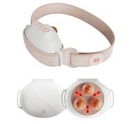 BEATYRABBIT Abdominal Massager, Electric Bian Stone Tummy Kneading Instrument, 3 Modes & 3 Adjustable Vibration Intensities Adjustable, Alleviate Discomfort Caused by Problems Like Indigestion, Gas