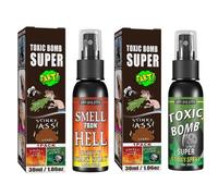 BEATYRABBIT Fart Spray, Fart Spray, Extremely Smelly, Prank Stink Spray, Hilarious Tool for Children and Adults, Extremely Long-Lasting Bad Odour-2PCS Hell Smell+B/omb Smell