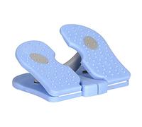 BEATYRABBIT Mini Foldable Leg Exerciser Portable Foot Pedal Exercise Machine Under Desk Stepper Exercising Leg Muscles Physical Therapy Leg Exercise Relieves Varicose Veins at Home Office-Blue