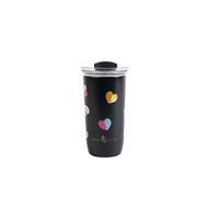 BEAU & ELLIOT Emily Insulated Travel Mug 350ml Stainless Steel Vacuum Double-Wall with Hearts Design