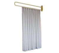 Beau Salon Room Partit ain, U-sd Support Rod Track System With Light-transmitting Privacy Partit ain For Beau Salon, Clinic, Shared Bedroom(Grey,200cm/1PCS)