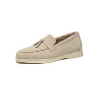 Beau Today Suede Loafers Flats for Women, Women’s Slip On Penny Loafers, Leather Driving Comfortable Dress Ladies Loafers Casual Office Work Shoes