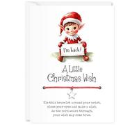 Beau Willows A Little Christmas Wish Bracelet - Stocking Filler, Secret Santa or Christmas Eve Gift (Elf)
