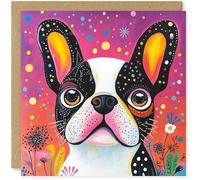 Beau Willows French Bulldog Birthday Card - Girls Birthday Card For Kids Daughter Granddaughter - Card For Dog Lovers