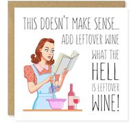Beau Willows Funny Leftover Wine Birthday Card For Her Mum Best Friend Sister Auntie