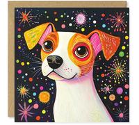 Beau Willows Jack Russell Terrier Birthday Card - Girls Birthday Card For Kids Daughter Granddaughter - Card For Dog Lovers