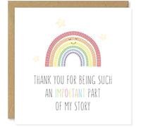 Beau Willows Teacher Thank You Card - Thank You for Being Such an Important Part of My Story
