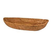 Beauace Trough Coco Liners Fiber Replacement Liner Wall-Mounted Coco-Liner Natural Coconut Coir Planter for Window Box Decks Hanging Horse Trough Planter (Brown, XL)