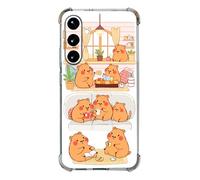 Beaucov Case for Galaxy A37 5G,Cute Capybara in Living Room Drop Protection Shockproof Case TPU Full Body Protective Scratch-Resistant Cover for Samsung Galaxy A37 5G