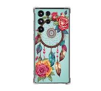 Beaucov Case for Galaxy S26 Ultra,Floral Dream Catcher Rose Green Drop Protection Shockproof Case TPU Full Body Protective Scratch-Resistant Cover for Samsung Galaxy S26 Ultra