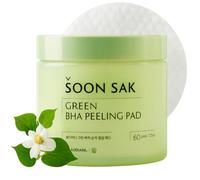BEAUDIANI - Soonsak BHA Green Scrub Pad, 60 Pads, Facial Exfoliation, Korean Tonic Pads, Exfoliating Pads, Pore Closer