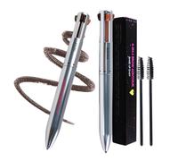 BeauFairy 4 in 1 Makeup Pen, 2 PCS, Eye Liner, Brow Liner, Highlighter Pen, Smooth to Glide, All in One Waterproof Long-Lasting Multi-function Beauty Pencil, Easy Carry Facial Makeup Pencil, Black