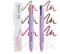 BeauFairy 4 in 1 Makeup Pen, 2PCS, Eye Liner, Brow Liner, Lip Liner, Highlighter Pen, All in One Waterproof Long-Lasting Multi-function Beauty Pencil, Facial Makeup Easy Carry for Wedding Party, A+B