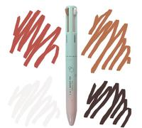 BeauFairy 4 in 1 Makeup Pen, Eye, Brow, Lip Liner, Highlighter Pen, All in One Waterproof Long-Lasting Multi-function Beauty Pencil, Facial Makeup Easy Carry Cosmetic for Wedding Party