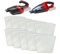 beaufan 10 Filter Bags Compatible with Einhell Power X-Change TE-VC 18 Li-Solo and TE-HV 18/06 Li-Solo Cordless Handheld Vacuum Cleaners