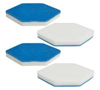 Beaufan 4 Pack Bathroom and Tub Mop Refills Compatible with Vileda Bath Magic - Multi Surface Sponge