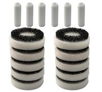beaufan Foam and Carbon Ring Filter Set Compatible with All Biorb Aquariums, Includes Carbon Filter, Pack of 10, Foam Filter 10 Pieces, Air Stone 6 Pieces