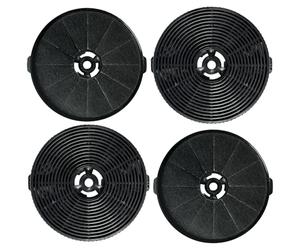 Beaufan Pack of 4 CC130 Activated Carbon Filters Compatible with PKM CF155, Compatible with Klarstein 1003347 Series, Compatible with Firegas CC130, FGS-ESF23A360AC, FGS-EBF23A360AC Cooker Hoods