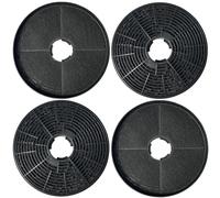 Beaufan Set of 4 CBCF002 Activated Carbon Filters Replacement Compatible with CIARRA Cooker Hood CBCS6201, CBCB6201, CBCB6736C, CBCS6906D, CBCB6906D, CBCS9201, CBCB9201