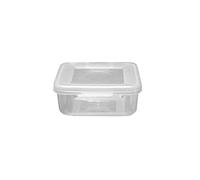 Beaufort Food Container Square Hinged Lid 165ml Clear