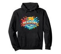 Beaufort North Carolina Sand Dunes Beach Novelty Graphic Pullover Hoodie