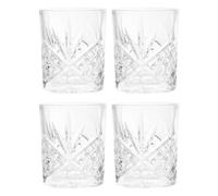 Interiors by PH Beaufort Set Of 4 Crystal Tumblers, Clear, Clear
