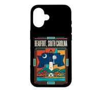 Beaufort South Carolina Flag Lighthouse Coastal Travel Art Case for iPhone 16
