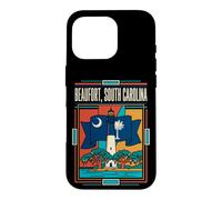Beaufort South Carolina Flag Lighthouse Coastal Travel Art Case for iPhone 16 Pro
