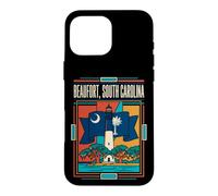 Beaufort South Carolina Flag Lighthouse Coastal Travel Art Case for iPhone 16 Pro Max