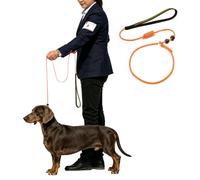 BeauGo Dog Training Leash 4.7ft,Training Rope Designed specifically for Dog Training and competitions,Lightweight Dogs Training Rope for Large Medium and Small Dogs,No-Pull Training Walking (Orange)