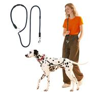BeauGo Hand Free Dog Leash,Shoulder Dog Leash,Adjustable Belt with Double Handle, The Perfect Choice for Running and Walking Dogs,Suitable for Small,Medium and Large Slip Leads for dogs7.8FT(Black)
