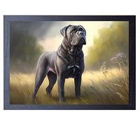 Beauitiful vivid fine art print of a Cane Corso Dog painting (picture 3) Print size 29.7cm x 21cm