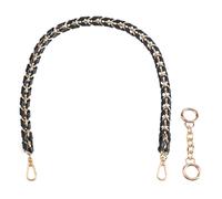Beaulegan Purse Chain Handles - Short Strap Microfiber Leather - Replacement for Handbag or Shoulder Bag Set of 2, 23.6 Inch Long(Gold)