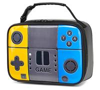 Beaulyn Boys Lunch Box,Kids Game Lunch Bag,Leather Insulated School Lunchbox,Reusable Snack Boxes Meal Prep Bag for School Kids Boy Teen