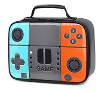 Beaulyn Boys Lunch Box,Kids Game Lunch Bag,Leather Insulated School Lunchbox,Reusable Snack Boxes Meal Prep Bag for School Kids Boy Teen