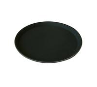 Beaumont 16″ Round Black Non Slip Tray