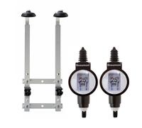 Beaumont 2 x 25ml Metrix SL Bar Optic Spirit Measure & 70cl/1L Wall Brackets