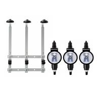 Beaumont 3 x 50ml Metrix SL Bar Optic Spirit Measure & 70cl/1L Wall Brackets