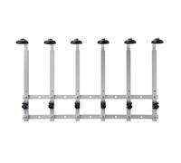 Beaumont 6-Spirit Bottle Wall Mounted Rack CZ369