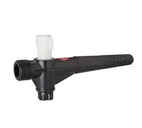 Beaumont Abbot Cask Single Tap 'L' Thread - Plastic Black Barrel Tap, Cellar Equipment