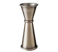 Beaumont Antique Brass Jigger - 25ml & 50ml Jigger, Vintage Inspired Barware, Brass Barware