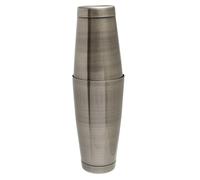 Beaumont Boston Can Antique Brass Plated Set - Barware Drinks Cocktail Shaker Mixing Tool CZ400