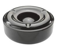 Beaumont Ashtray for Outside Patio Black 146mm - Portable, Windproof, Melamine, Easy to Clean CZ572 (Pack of 6)